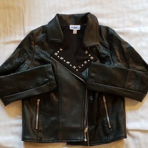 Descendants faux leather jacket size 7/8